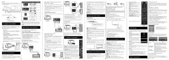 RCA LED24C45RQ TV Operating Manual