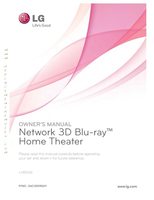 LG LHB536 Home Theater System Operating Manual