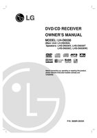 LG LHD6530 Home Theater System Operating Manual