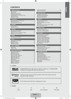 Samsung LN55B650A1FXZA LN55B650C1F PT50DL14X/SMS TV Operating Manual