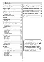 JVC LT17D50BKOM TV Operating Manual