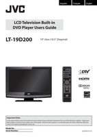 JVC LT19D200/AAR TV/DVD Combo Operating Manual