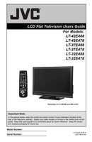 JVC LT32E478 LT32E488 LT37E478 TV Operating Manual