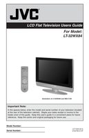 JVC LT32WX84 TV Operating Manual