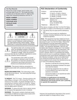 Mitsubishi LT40153 LT46151 LT46153 TV Operating Manual