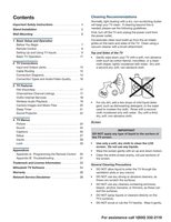 Mitsubishi LT40164 LT46164 LT55154 TV Operating Manual