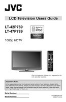 JVC LT42P789 LT47P789OM TV Operating Manual