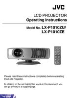 JVC LXP1010ZUOM Video Camera Operating Manual