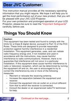 JVC LXP1010ZUOM Video Camera Operating Manual