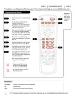 Zenith MBR3457 Codes and Instructions TV Operating Manual