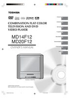 Toshiba DCSB2 MD14F12 MD20F12 TV/DVD Combo Operating Manual