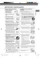 Toshiba DCSB2 MD14F12 MD14F52 TV/DVD Combo Operating Manual