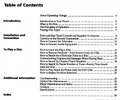 Sony 3757581221 MDP500 MDPA500 Laser Disc Player Operating Manual