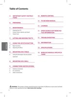 LG 24LF4820 TV Operating Manual