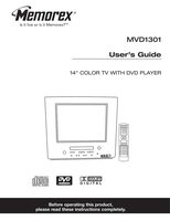 Memorex MVD1301 TV/DVD Combo Operating Manual