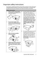 BenQ MW705 Projector Operating Manual