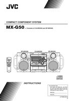 JVC CAMXG50 MXG50 Audio System Operating Manual