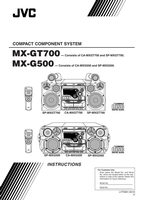 JVC CAMXG50 CAMXGT700 MXG500 Audio System Operating Manual