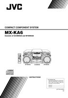 JVC CAMXKA6 MXKA6 MXKA6J Audio System Operating Manual