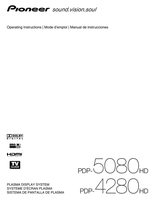 Pioneer PDP4280HD PDP5080HD TV Operating Manual