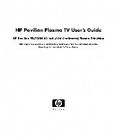 HP LT3200 LT3700 LT4200 PC Media Center System Operating Manual