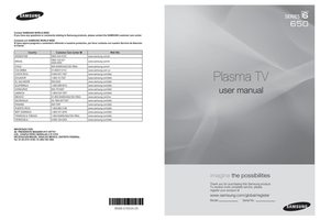 Samsung LN52A630M1FXZASQ01 TV Operating Manual