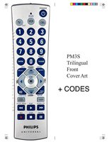 Philips PM3SOM Universal Remote Control Operating Manual