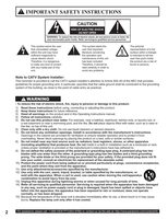 Panasonic PT43LC14 PT50LC14 PT60LC14 TV Operating Manual