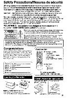 Panasonic PVC1322 PVC1332 PVC1342 TV/VCR Combo Operating Manual