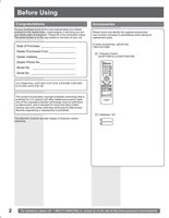 Panasonic PV20DF25 PV27DF25 TV/DVD Combo Operating Manual