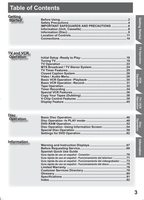 Panasonic PVDF204 PVDF274 TV/VCR/DVD Combo Operating Manual