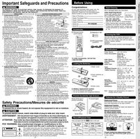 Panasonic PVV4524S TV/VCR Combo Operating Manual