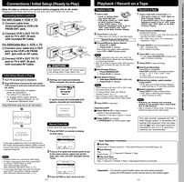 Panasonic PVV4524S TV/VCR Combo Operating Manual