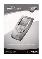 Philips PRONTO/NEOOM Universal Remote Control Operating Manual