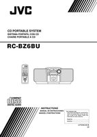 JVC RCBZ6BU Audio System Operating Manual