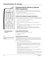 RCA RCR396TAM1 Programming Instructions TV Operating Manual