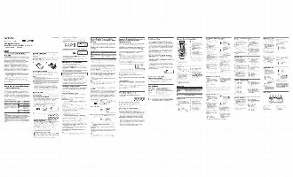 Sony RMV502 & CodesOM Universal Remote Control Operating Manual