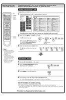 Sony RMVZ220 Universal Remote Control Operating Manual