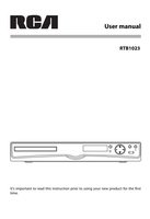 RCA RTB1023OM TV Operating Manual