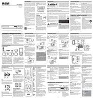 RCA RTD325WOM DVD Player Operating Manual