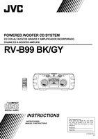 JVC RVB99 RVB99BK RVB99GY Audio System Operating Manual