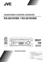 JVC RX6010VBK RX6018VBK Audio System Operating Manual