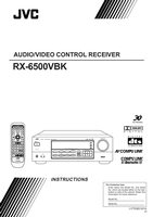 JVC RX6500VBK DVD/VCR Combo Player Operating Manual