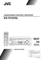 JVC RX7012U RX7012VSL Audio System Operating Manual