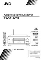 JVC RXDP10VBK Audio System Operating Manual