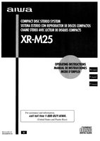 Aiwa XRM25 XRM25U Audio System Operating Manual