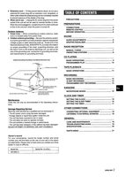 Aiwa XRM25 XRM25U Audio System Operating Manual