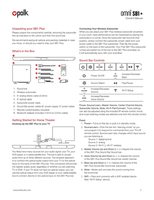 polkaudio OMNI SB1 Sound Bar System Operating Manual