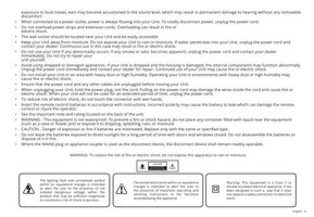 Vizio SB3630E6 Sound Bar System Operating Manual