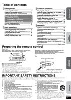 Panasonic SCBT100 Home Theater System Operating Manual